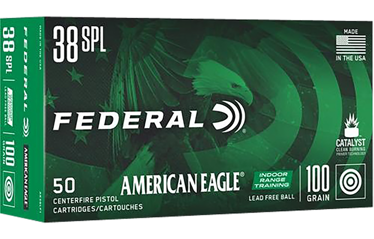 Federal American Eagle IRT 38 Special 100gr Lead-Free IRT 50 Rd - Box or Case