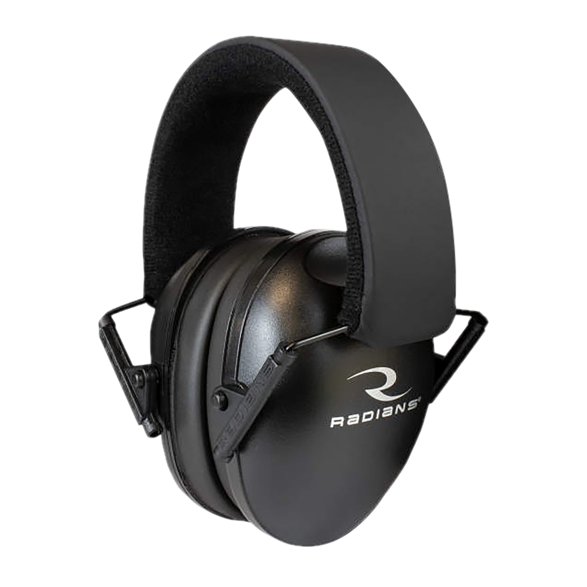 Radians Lowset LSO100CS 21 dB NRR Polymer Over the Head Black Earmuff - 1 Pair
