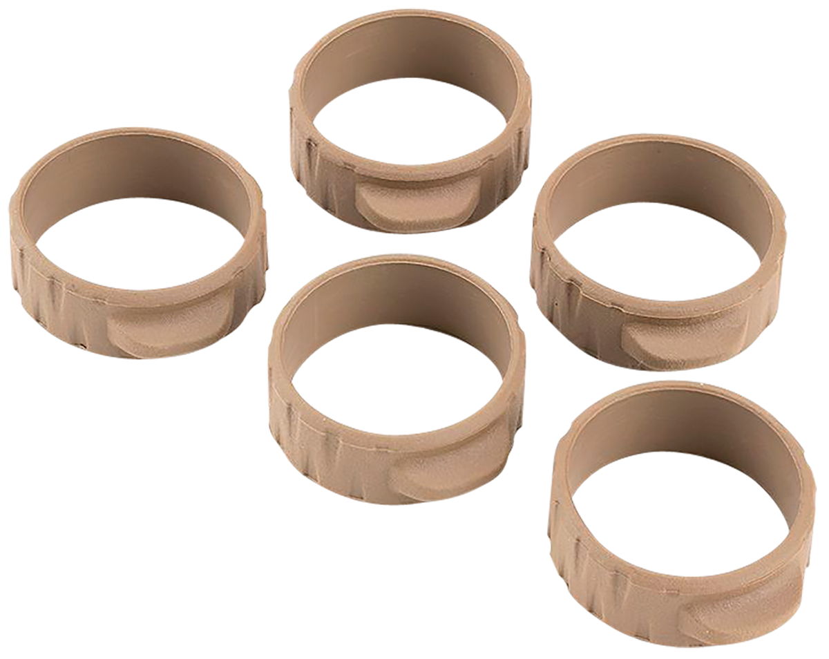 Strike Industries Bang Band Mini 34mm Flat Dark Earth Rubber Grip Bands 5-Pack