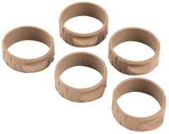 Strike Industries Bang Band Mini 34mm Flat Dark Earth Rubber Grip Bands 5-Pack