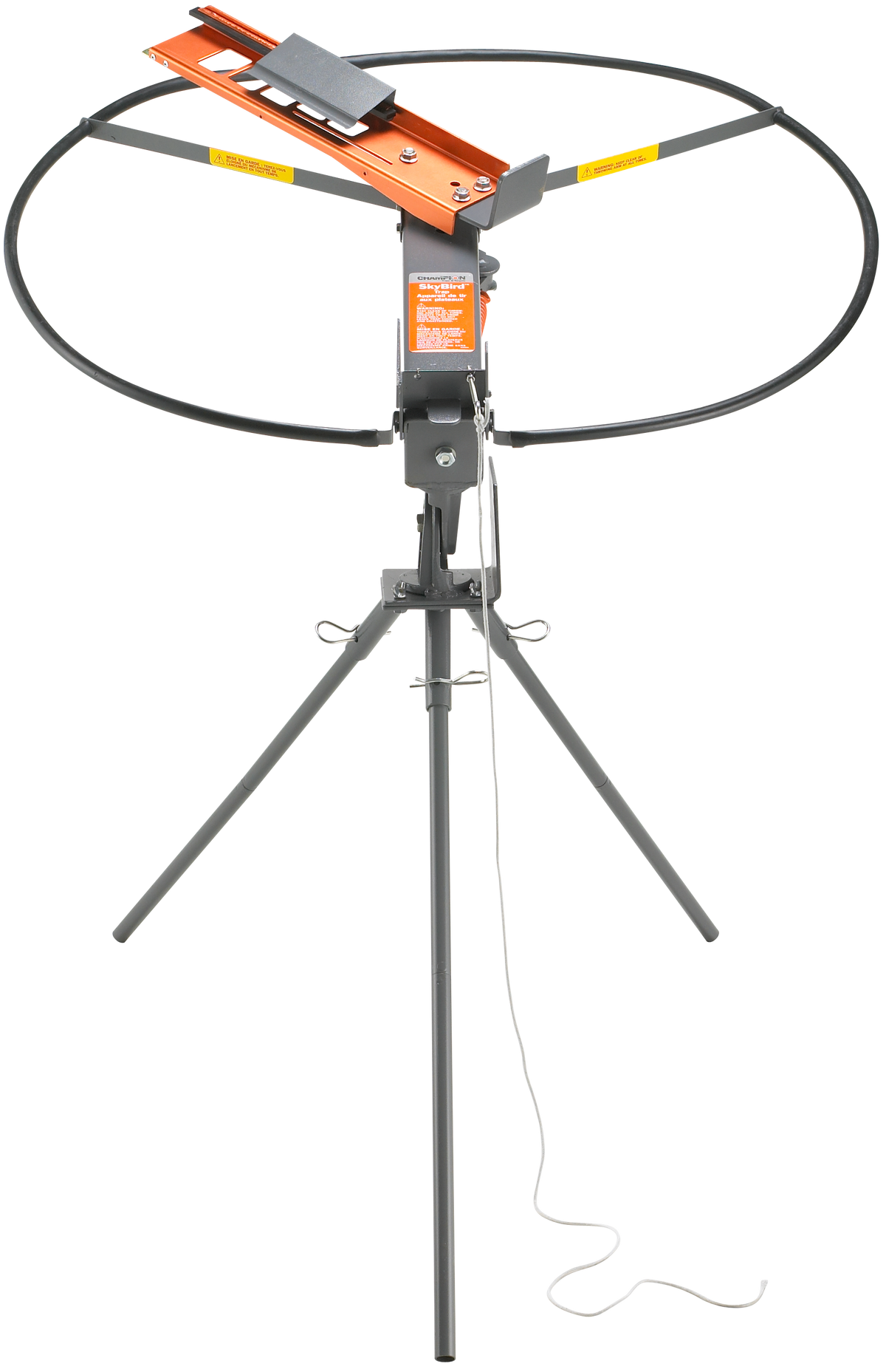 Champion Targets SKYBird 3/4 Cock Clay Trap w/Tri-Pod Stand Silver Manual