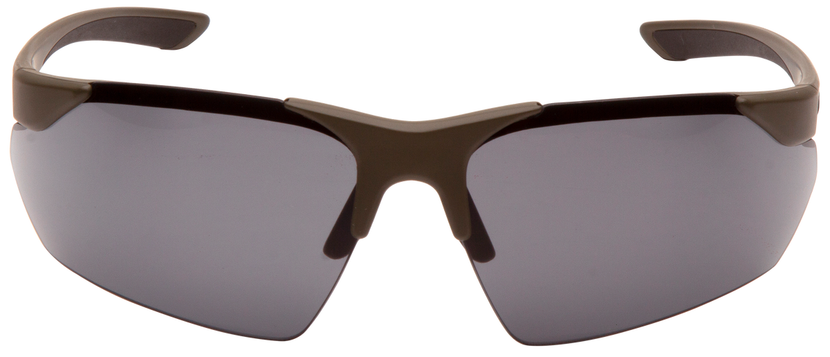 Pyramex Drone 2.0 Safety Glasses Gray Anti-Fog Lens OD Green Half Frame