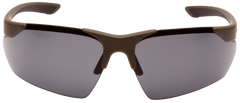 Pyramex Drone 2.0 Safety Glasses Gray Anti-Fog Lens OD Green Half Frame
