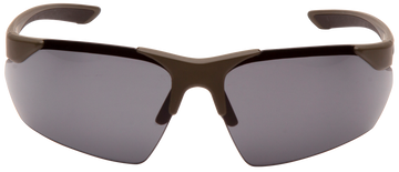 Pyramex Drone 2.0 Safety Glasses Gray Anti-Fog Lens OD Green Half Frame