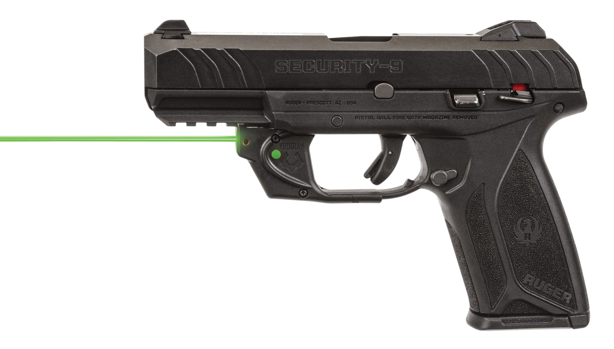 Viridian E-Series Green Laser Sight for Ruger Security 9/380 Full-Size & Compact