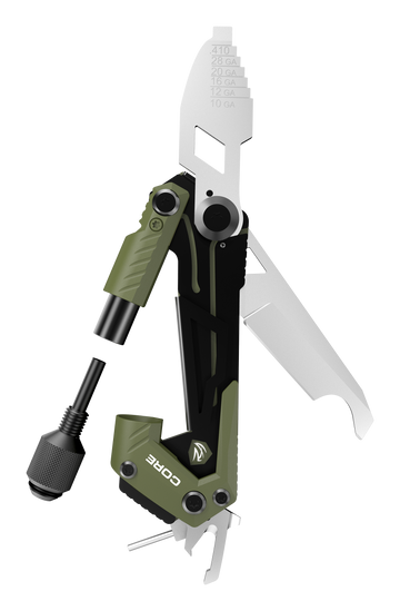 Real Avid Gun Tool Core Shotgun 1.5" OD Green Multi-Tool