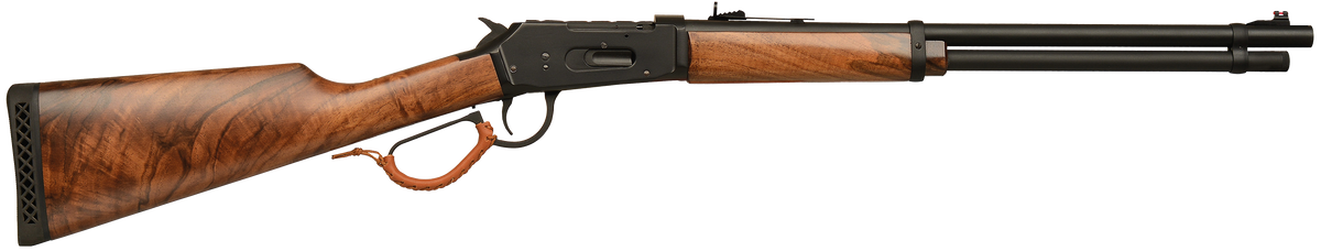 GForce Arms Saddlehorn 30-30 Win 20" 5+1 Lever Action Rifle - Black Steel Barrel, Blued Aluminum Receiver, Turkish Walnut Stock