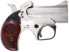 Bond Arms Texas Defender 357 Mag/38 Special 3" 2rd Break-Action Pistol - Stainless Rosewood
