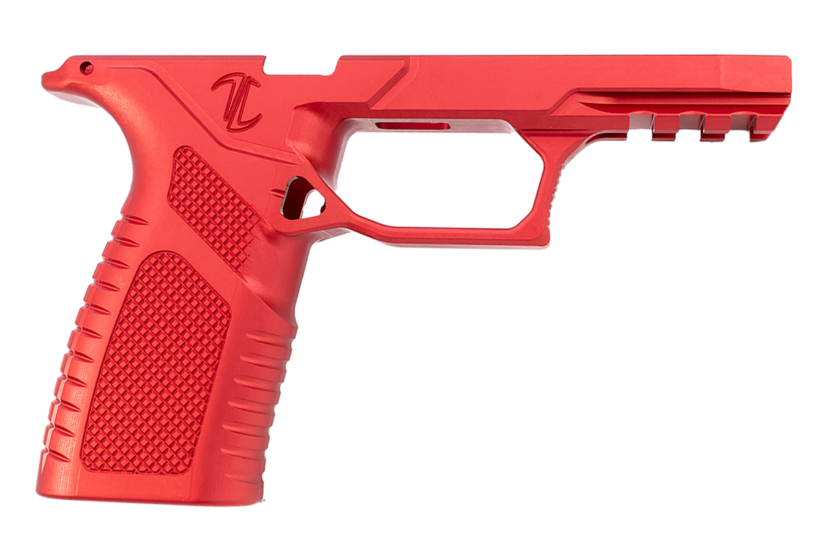 Timber Creek Outdoors Grip Module Red Anodized Aluminum - Sig P365 X Macro