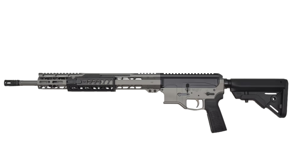 Bilson Arms BA-15FC 6mm ARC 18" 20+1 Semi-Auto Rifle - Tungsten Grey/Black