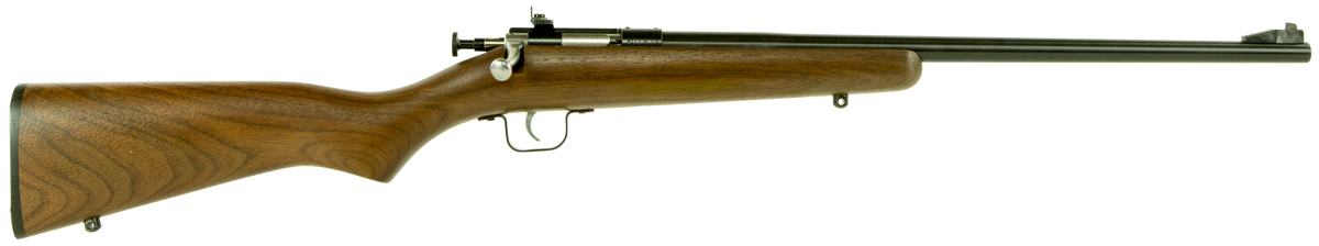 Crickett KSA2238 Youth 22 LR 16.12" 1-Rd Bolt Action Rifle - Walnut Stock