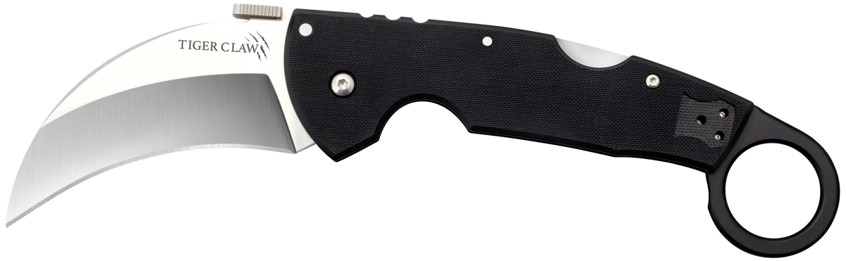 Cold Steel Tiger Claw 3.5" Folding Hawkbill Plain S35VN G10