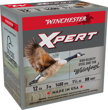 Winchester Ammo Super X Xpert High Velocity 12 Gauge 3" 1-1/4 oz BB Shot 25 Rd - Box or Case