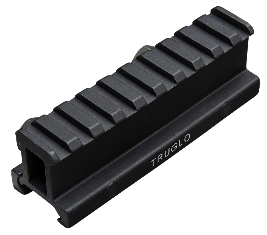 TruGlo TG8990B Picatinny Riser Mount 1" Rise 4" AR-15 Black Matte Anodized