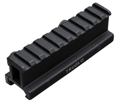 TruGlo TG8990B Picatinny Riser Mount 1" Rise 4" AR-15 Black Matte Anodized