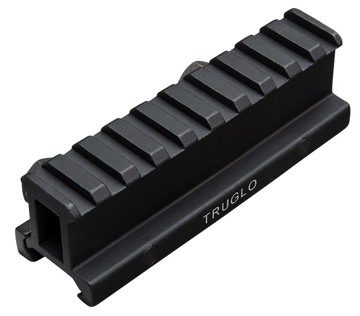 TruGlo TG8990B Picatinny Riser Mount 1" Rise 4" AR-15 Black Matte Anodized