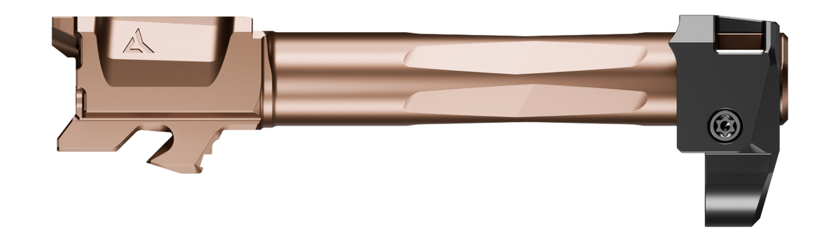 Radian Weapons Afterburner + RAMJET 9mm Fluted Barrel & Muzzle Brake - Glock 19/45 Gen 6