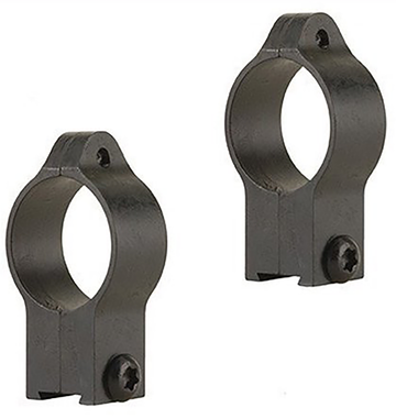 Talley 22CZRL Rimfire Rings 1in Low 0 MOA - CZ 452/455/457/512/513 Black Anodized