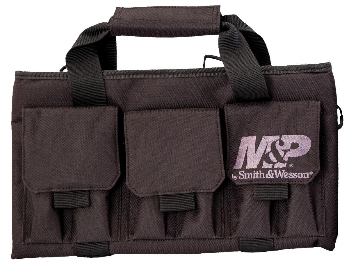 M&P Accessories 110028 Pro Tac Handgun Case 14.5" Black Nylon