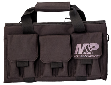 M&P Accessories 110028 Pro Tac Handgun Case 14.5" Black Nylon