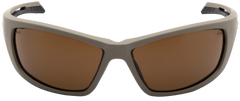 Pyramex Howitzer Safety Glasses Bronze Anti-Fog Lens Tan Frame