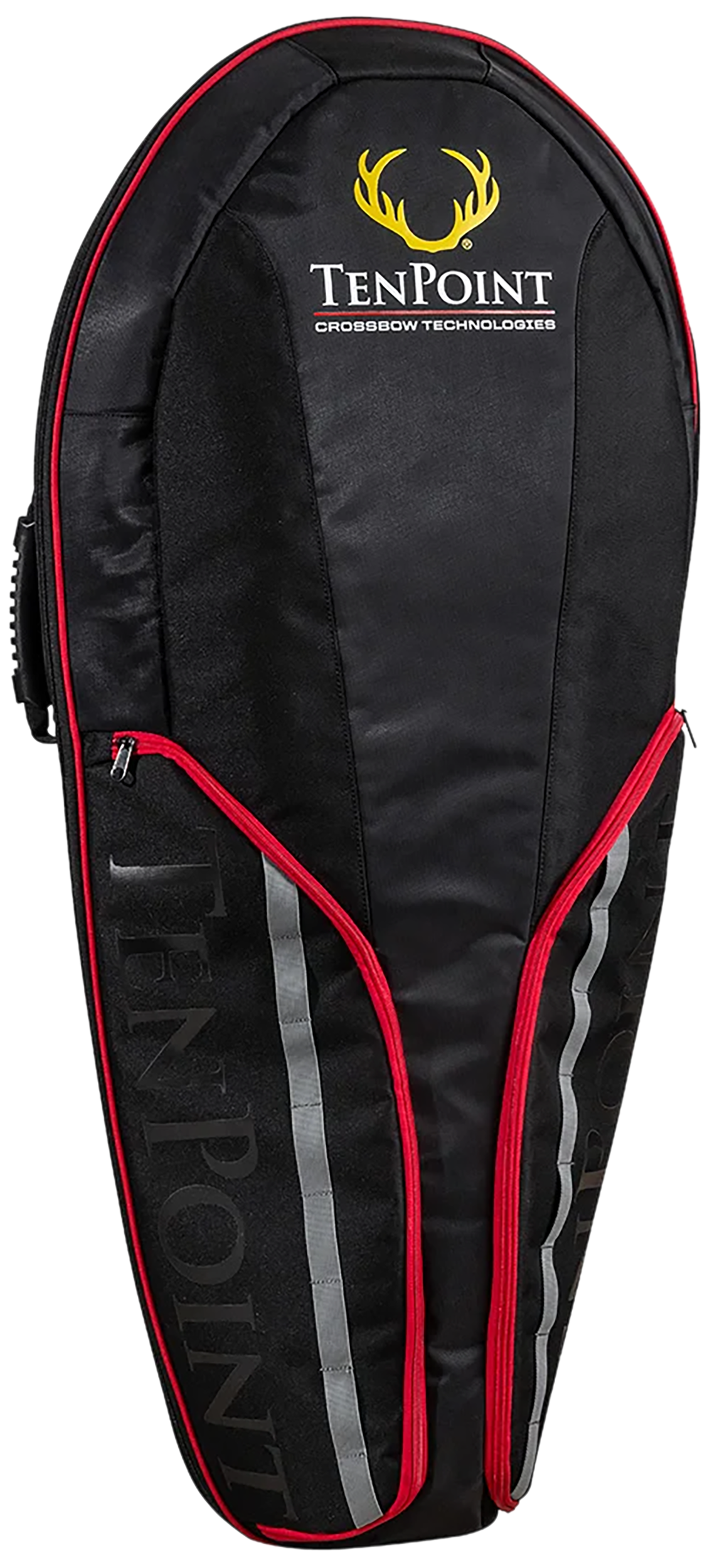 TenPoint HCA20119 Narrow Soft Case Black/Red - Water-Resistant Crossbow Case w/ Backpack Straps