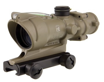 Trijicon ACOG 4x32mm Dual Illuminated Green Crosshair .223/5.56 BDC Riflescope - FDE
