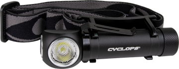Cyclops Hades 1000 Lumen Rechargeable Headlamp P9 LED Black Anodized