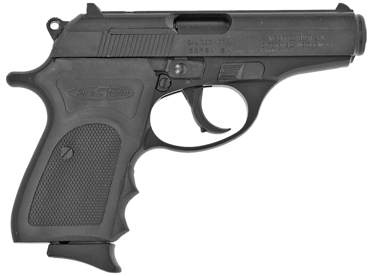 Bersa Firestorm .380 ACP 3.5" 7+1 DA/SA Semi-Auto Pistol - CA Compliant