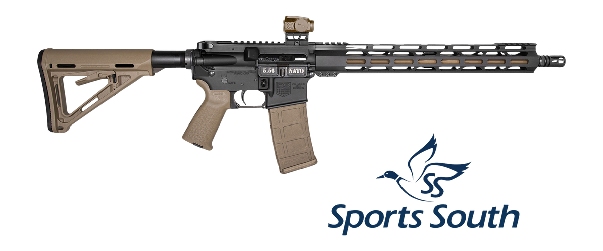 Diamondback DB15 5.56 NATO 16" 30+1 Semi-Auto AR-15 Rifle - Flat Dark Earth/Black Cerakote
