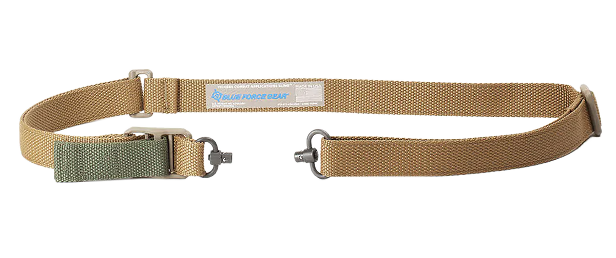 Blue Force Gear Vickers Push Button Sling 1" 36"-62" Two-Point Coyote Brown Cordura