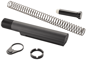 Advanced Technology A5102240 AR-15 Mil-Spec 6-Position Buffer Tube Assembly Black Anodized Aluminum