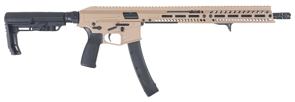 Patriot Ordnance Factory Phoenix 9mm Luger 16.5" 35+1 Semi-Auto Rifle - Flat Dark Earth Cerakote