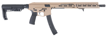 Patriot Ordnance Factory Phoenix 9mm Luger 16.5" 35+1 Semi-Auto Rifle - Flat Dark Earth Cerakote