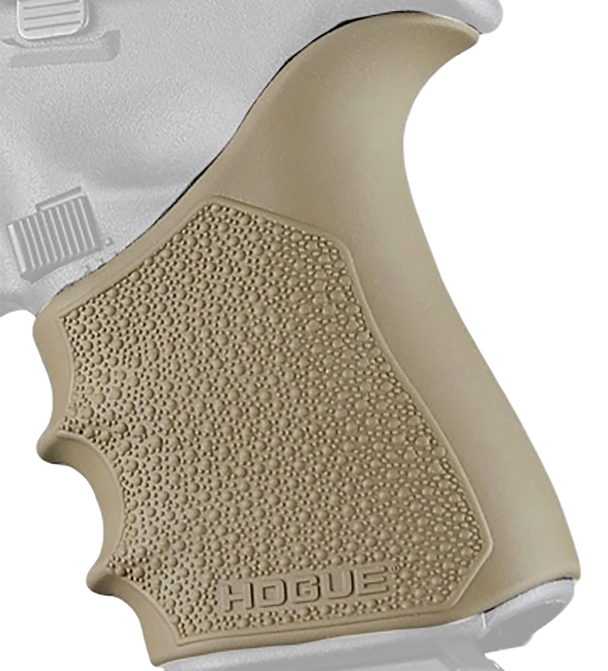 Hogue HandAll Beavertail Rubber Grip Sleeve Flat Dark Earth - Glock 19/23/32/38 Gen 1/2/5