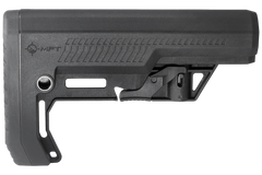 Mission First Tactical Battlelink Extreme Duty Minimalist Stock Collapsible Black Synthetic for AR-15/M16/M4 - Mil-Spec Tube (Not Included)