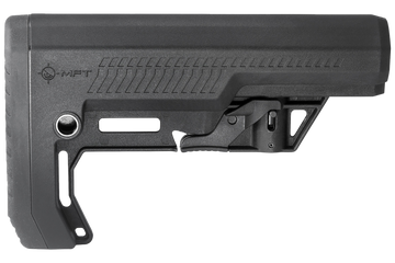 Mission First Tactical Battlelink Extreme Duty Minimalist Stock Collapsible Black Synthetic for AR-15/M16/M4 - Mil-Spec Tube (Not Included)