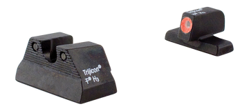 Trijicon HD Night Sight Set Green Tritium Orange Front Outline - Fits H&K USP