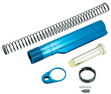 Timber Creek Outdoors ARBTKB AR-15 Buffer Tube Kit Blue Anodized
