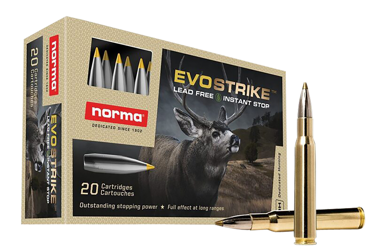 Norma Dedicated Hunting Evostrike 30-06 Springfield 139gr Polymer Tip Boat Tail - Box or Case