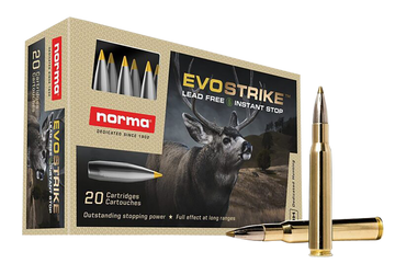 Norma Dedicated Hunting Evostrike 30-06 Springfield 139gr Polymer Tip Boat Tail - Box or Case