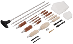 Hoppes UAC76 Universal Accessory Cleaning Kit 26-Piece Multi-Caliber - Silver Hard Case