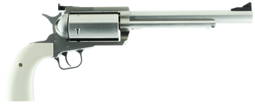 Magnum Research BFR Long Cylinder 45-70 Gov 7.5" 5-Shot SAO Revolver - Bisley White Laminate