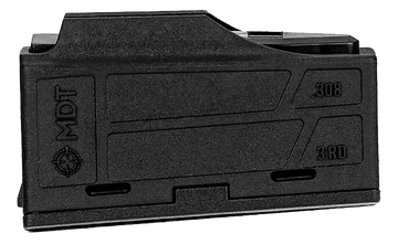 MDT AICS Polymer .308/6.5 Creedmoor 3-Rd Flush Fit Short Action Black Magazine