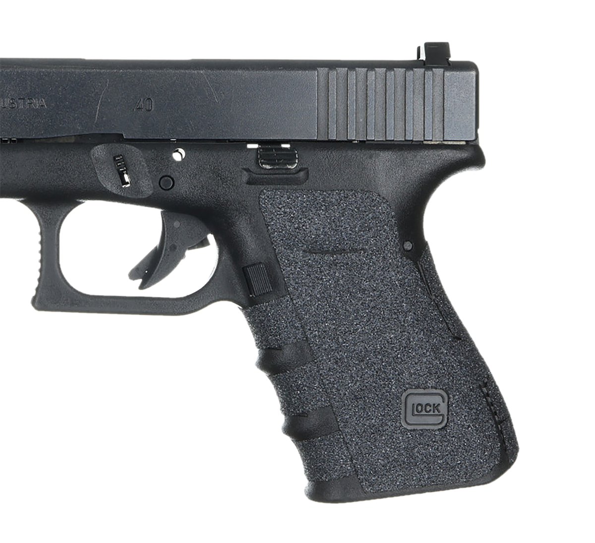 Talon 110G Adhesive Grip for Glock 19/23/25/32/38 Gen4 No Backstrap - Black Granulate