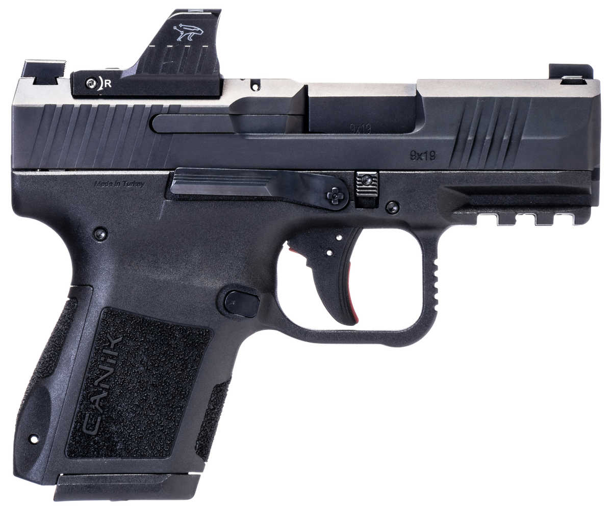 Canik Mete MC9 9mm Luger 3.18" 15+1 Semi-Auto Pistol w/MeCanik M01 Red Dot - Black