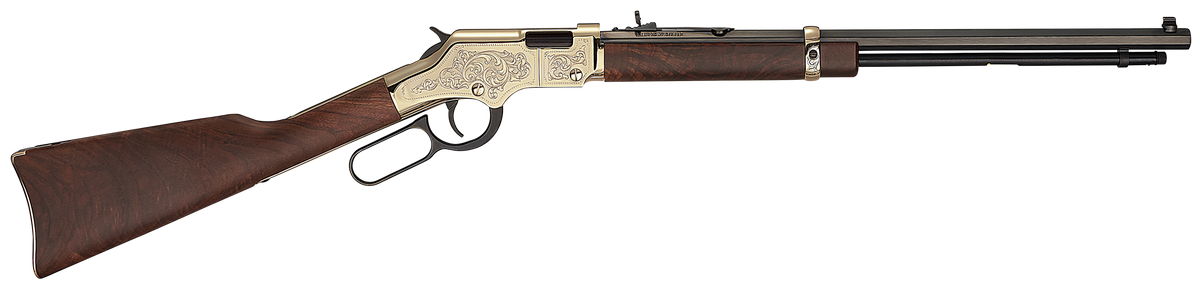 Henry H004D4 Golden Boy Deluxe 4th Edition 22 S/L/LR 20" 16 LR/21 Short Lever-Action Rifle
