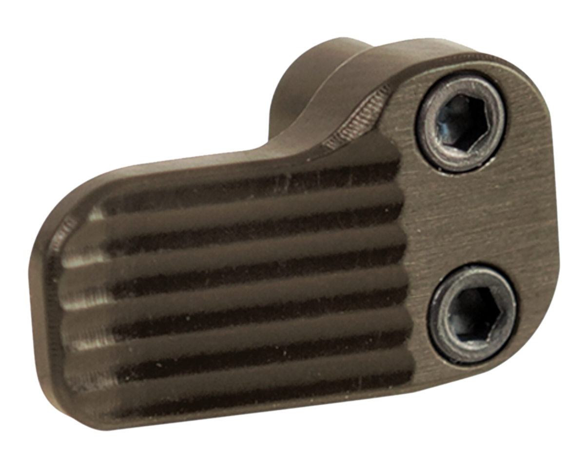 Timber Creek Outdoors AR Extended Mag Release - Burnt Bronze Aluminum