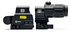 EOTech HHS Green EXPS2 & G33 3x Magnifier 1 MOA Green Dot/68 MOA Ring Holographic Sight - Matte Black