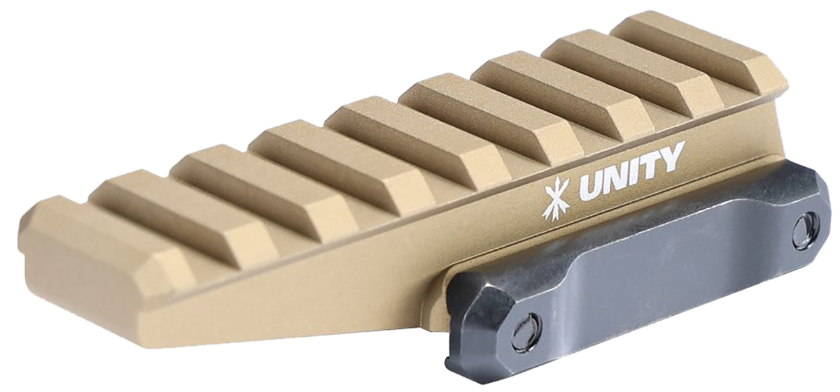 Unity Tactical FAST Optic Riser 3.60" Picatinny Mount - FDE
